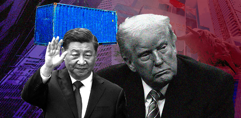 / צילום:  בין ארה''ב לסין / עיבוד: טלי בוגדנובסקי; צילומים: Shutterstock, AP/Matt Rourke"