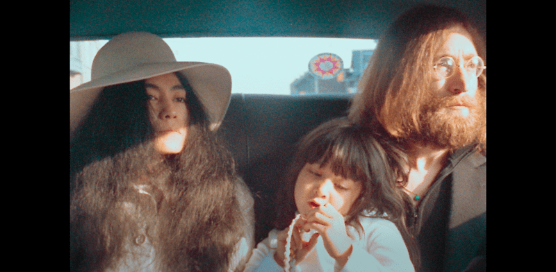 "ג'ון לנון ויוקו אונו.  בין מלחמת וייטנאם והבחירות לנשיאות / צילום: מרקיורי סטודיוז"