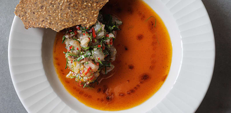 "טרטר דג אווסה / צילום: חיים יוסף"