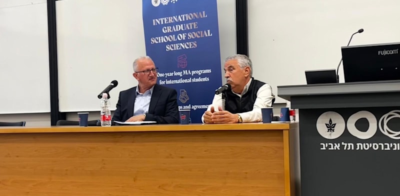 "תומאס פרידמן בביקרו בארץ / צילום: הילה ויסברג"