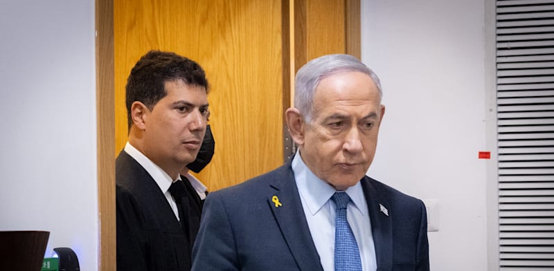 "ראש הממשלה בנימין נתניהו ועו''ד עמית חדד / צילום: מרים אלסטר/פלאש90"