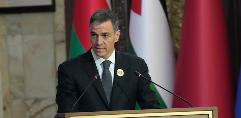 "ראש ממשלת ספרד, פדרו סנצ'ז / צילום: ap, Hadi Mizban"