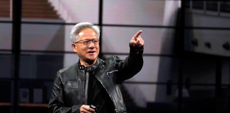 "ג'נסן הואנג, מנכ''ל אנבידיה / צילום: ap, Chiang Ying-ying"