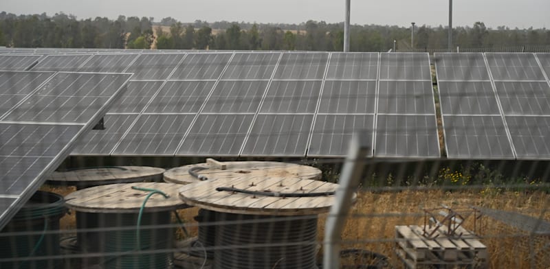 "שדות סולאריים של חברת דוראל / צילום: תמר מצפי"