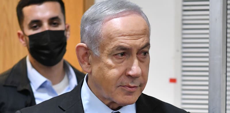 ראש הממשלה בנימין נתניהו בבית המשפט / צילום: ראובן קסטרו