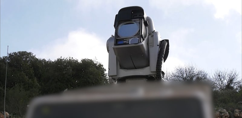 "מערכת הלייזר אור איתן / צילום: דובר צה''ל"