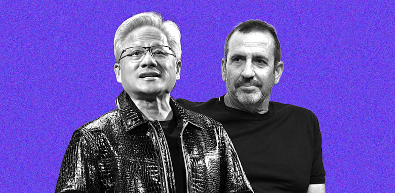 "איל וולדמן וג'נסן הואנג / צילום: איל יצהר, רויטרס"