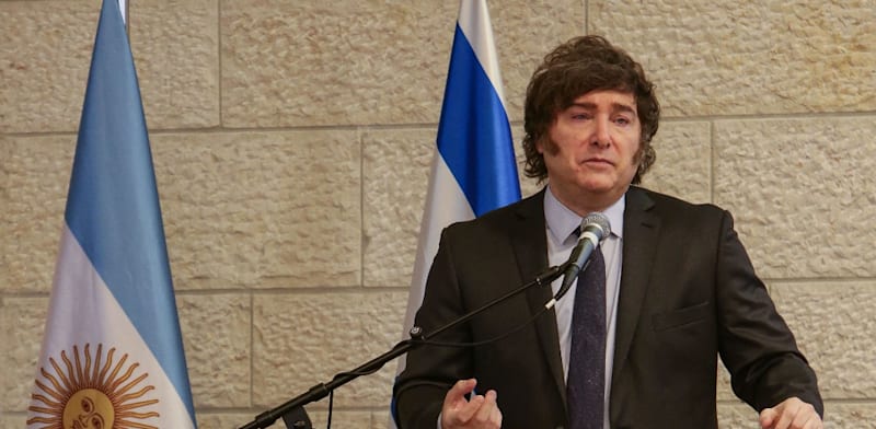 "נשיא ארגנטינה, חבייר מיליי / צילום: דודי סאלם"