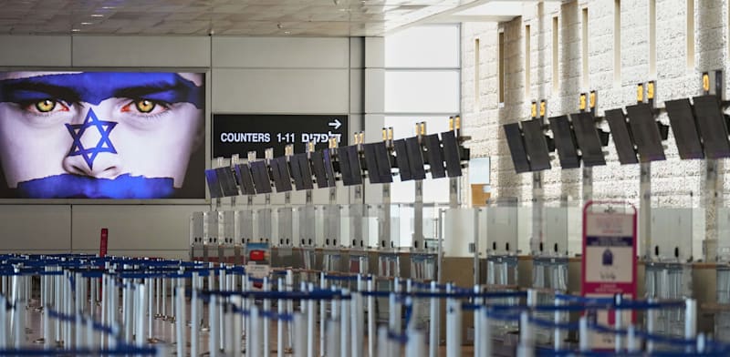 "נתב''ג סגור לאחר התקיפה הישראלית באיראן / צילום: ap, Ariel Schalit"