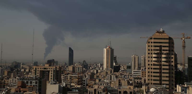 תקיפות של חיל האוויר הישראלי בטהרן / צילום: ap