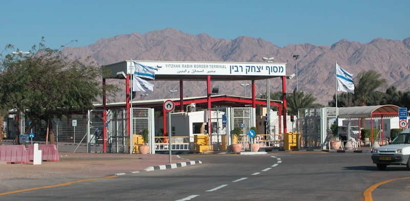 מסוף יצחק רבין גבול עם ירדן / צילום: ויקיפדיה