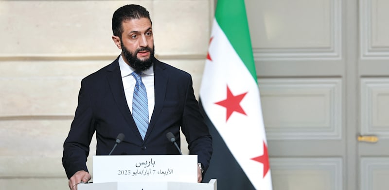 נשיא סוריה אחמד א־שרע / צילום: ap, Stephanie Lecocq