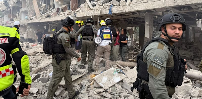 "זירת נפילה במרכז הארץ / צילום: מד''א"