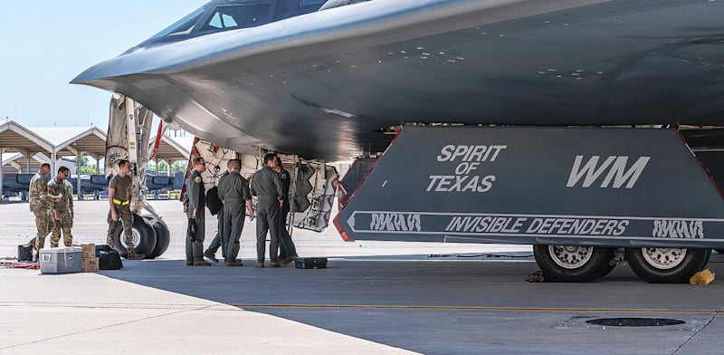 מטוס B-2 / צילום: ap, PA U.S. Air Force