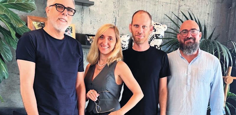 "שי דר, ניר בן-יקיר, הדס גרוסמן ויוסי לובטון / צילום: פובליסיס"