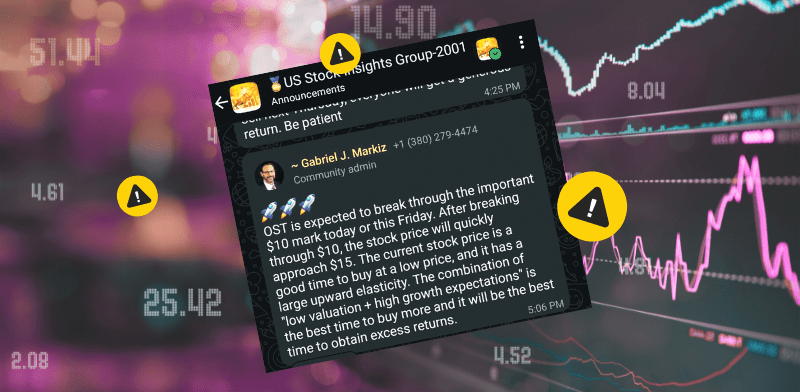 "''הזמן הכי טוב לקנות''. פוסט על OST בקבוצת הנוכלים בוואטסאפ / צילום: צילום מסך"