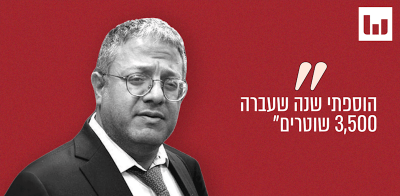 איתמר בן גביר, עוצמה יהודית. "בוקר טוב דרום", רדיו דרום, 25.6.25 / צילום: אלכס קולומויסקי, "ידיעות אחרונות" 