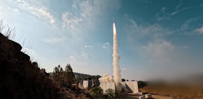 "כיפת ברזל בפעולה מבצעית / צילום: משרד הביטחון"