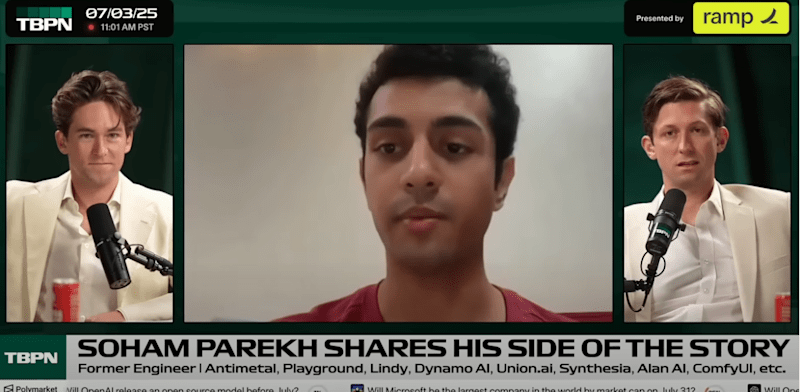 "סהאם פרק בראיון לפודקאסט TBPN / צילום: צילום מסך מיוטיוב"