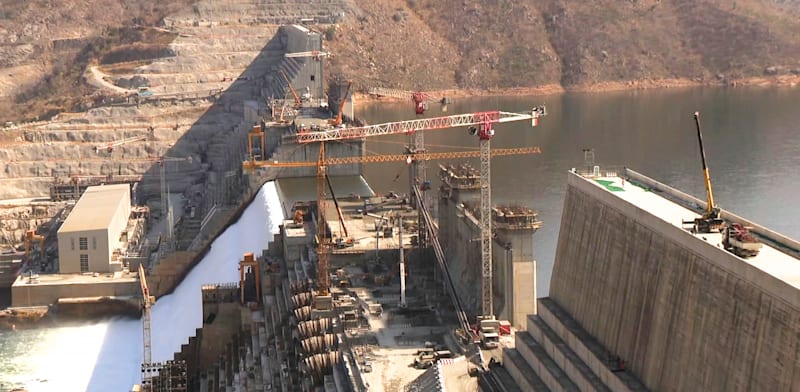 "סכר הרנסנס על הנילוס הכחול באתיופיה / צילום: ap"