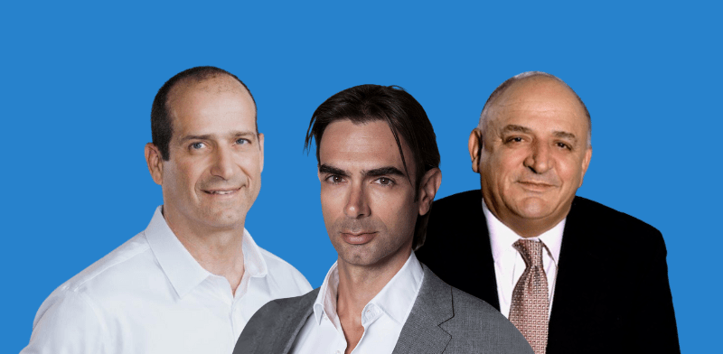 "יצחק תשובה, עידן וולס, רן עוז / צילום: גדעון לוין, רון קדמי, יח''צ"