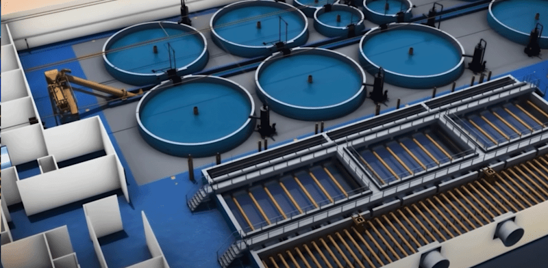 "בריכות דגים של חברת אקווה מעוף / צילום: צילום מסך יוטיוב"