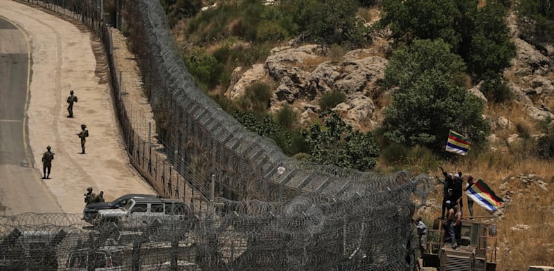 דרוזים סורים מפגינים סמוך לגבול ישראל-סוריה, חודש יולי / צילום: ap, Leo Correa