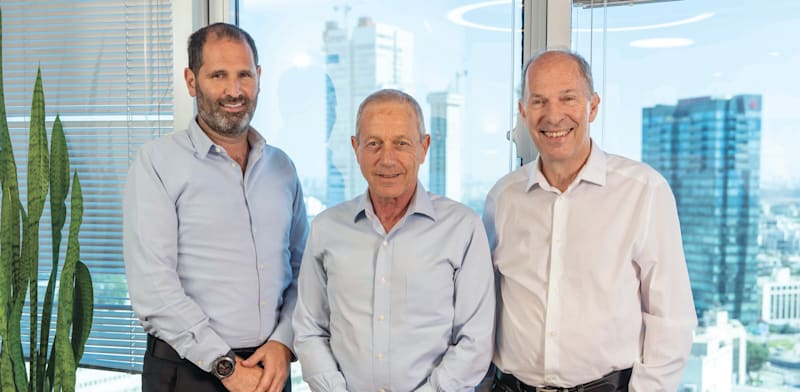 "ראשי קרן אלומה, מימין: אורי יוגב, מולי רבינא ויאיר הירש / צילום: נוי נפתלי"