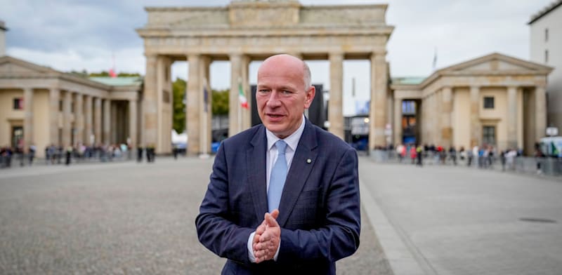 "ראש עיריית ברלין, קאי וגנר / צילום: ap, Ebrahim Noroozi"