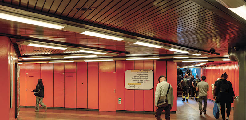 "תחנת הרכבת התחתית זימנסדאם בברלין. יכולה לשמש גם כמקלט / צילום: Shutterstock"