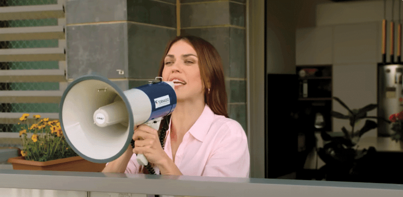 "נעמי לבוב בקמפיין טורנדו / צילום: צילום מסך"