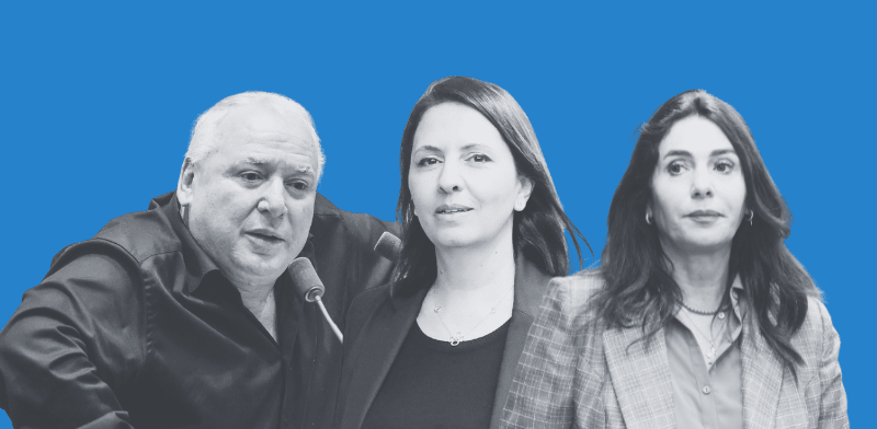 "מירי רגב, גילה גמליאל, דוד אמסלם / צילום: נועם מושקוביץ', דוברות הכנסת, מארק ישראל סלם - הג'רוזלם פוסט"