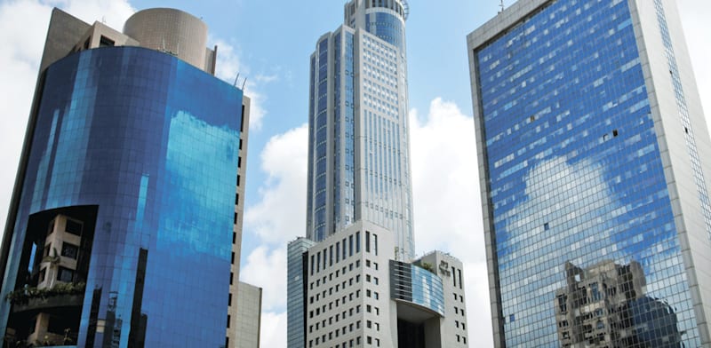 "משרדים במתחם הבורסה ברמת גן / צילום: Shutterstock"