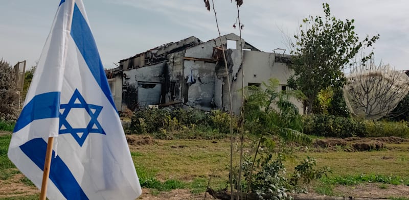 "קיבוץ בארי לאחר 7 באוקטובר. ''קריסה סמלית'' / צילום: מיטל שטדלר"