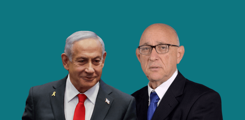 "יעקב נגל ובנימין נתניהו / צילום: לע''מ, נועם מושקוביץ - דוברות הכנסת"