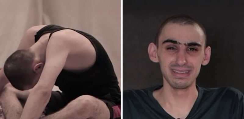 רום ברסלבסקי בסרטון מהשבי