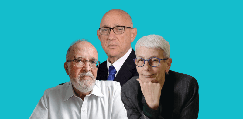 "ד''ר ארנה ברי, פרופ' יעקב נגל, פרופ' יצחק בן ישראל / צילום: איל יצהר, לע''מ"