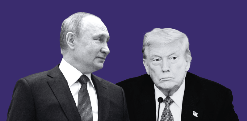 "דונלד טראמפ וולדימיר פוטין / צילום: Shutterstock, Mark Schiefelbein - AP"