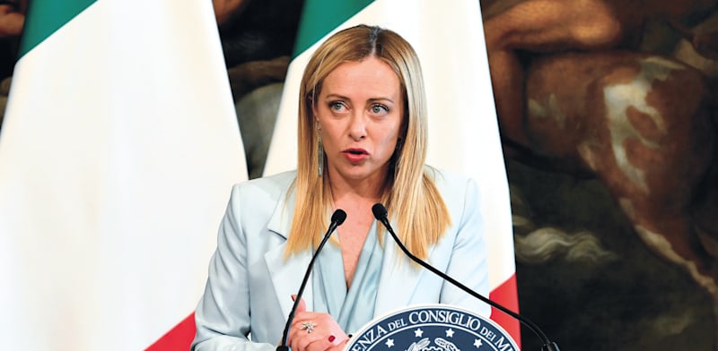 "ג'ורג'יה מלוני, ראשת ממשלת איטליה / צילום: Reuters, Domenico Cippitelli"