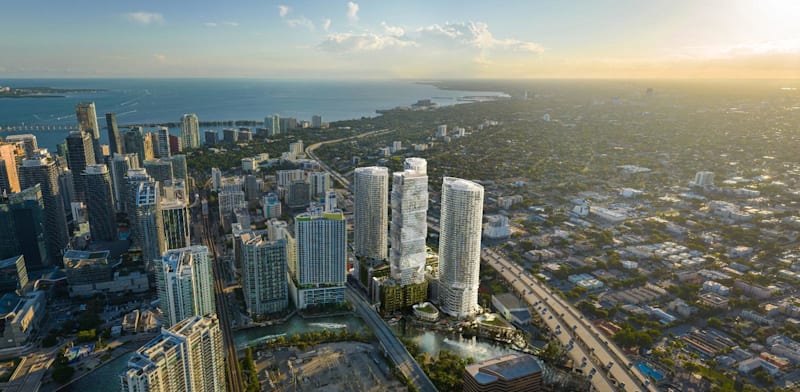 "הדמיות פרויקט בריקל במיאמי, ארה''ב / צילום: KOBIKARP"