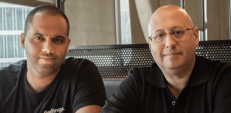 "מייסדי פינדינגס, קובי פרידמן (ימין) ויונתן פרי / צילום: אורנה חלף"