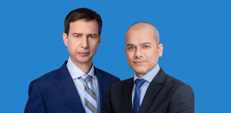 "מנכ''ל בנק הפועלים, ידין ענתבי, ומנכ''ל בנק לאומי, חנן פרידמן / צילום: ענבל מרמרי, אורן דאי"