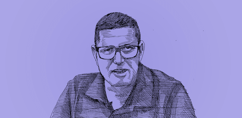 אבי אלמליח, מנכ''ל הרכבת / איור: גיל ג'יבלי