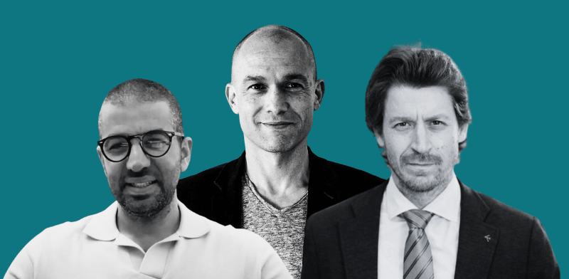 "דובי פרנסס, גיגי לוי-וייס וליאור סוסן / צילום: ארכיון גרופ 11, NFX, צילום מסך יוטיוב"