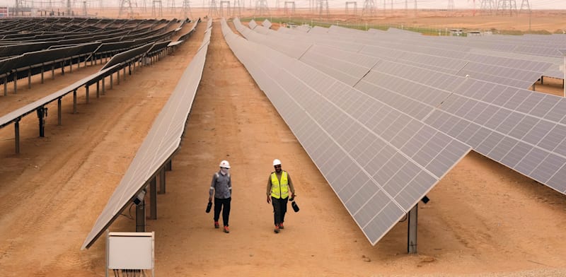 "שדה סולארי באסואן, מצרים / צילום: ap, Amr Nabil"