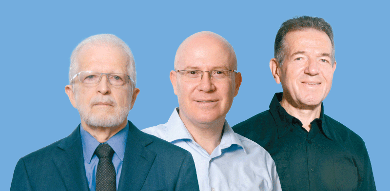 "שמואל לב, מבעלי השליטה, איציק שנידובסקי, המנכ''ל, אהוד שילוני, מבעלי השליטה / צילום: אנליסט יח''צ"