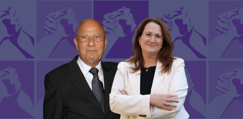 "דנה עזריאלי ושלמה אליהו / צילום: זיו קורן, איל יצהר"