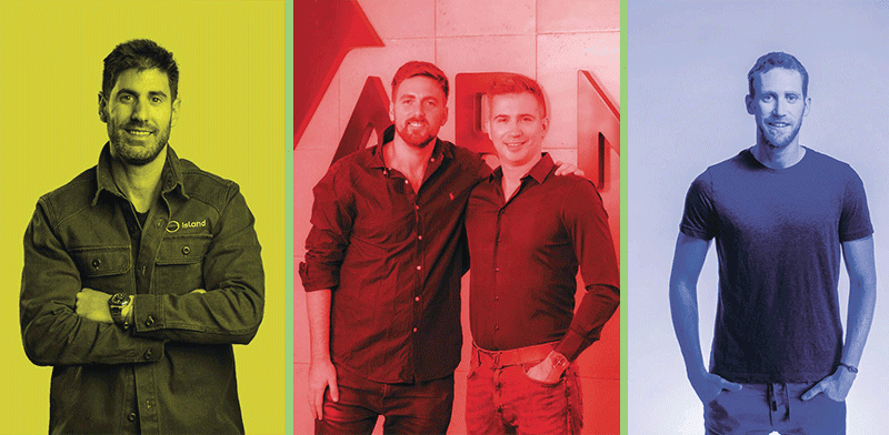 "אסף רפפורט, יבגני דיברוב ונדיר יזרעאל, דן אמיגה / צילום: Antonio Delucci, נתנאל טוביאס, ארמיס"