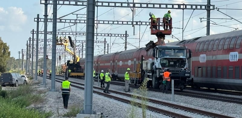 "עבודות בטיחות ברכבת ישראל / צילום: רכבת ישראל"