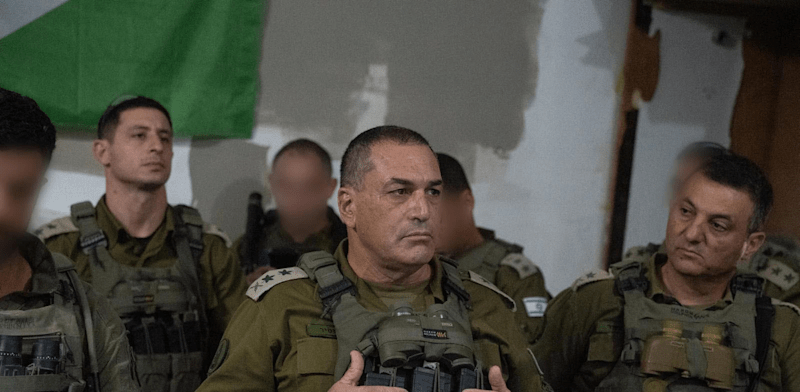 הרמטכ''ל, רא''ל אייל זמיר, בביקור ברצועת עזה / צילום: דובר צה''ל
